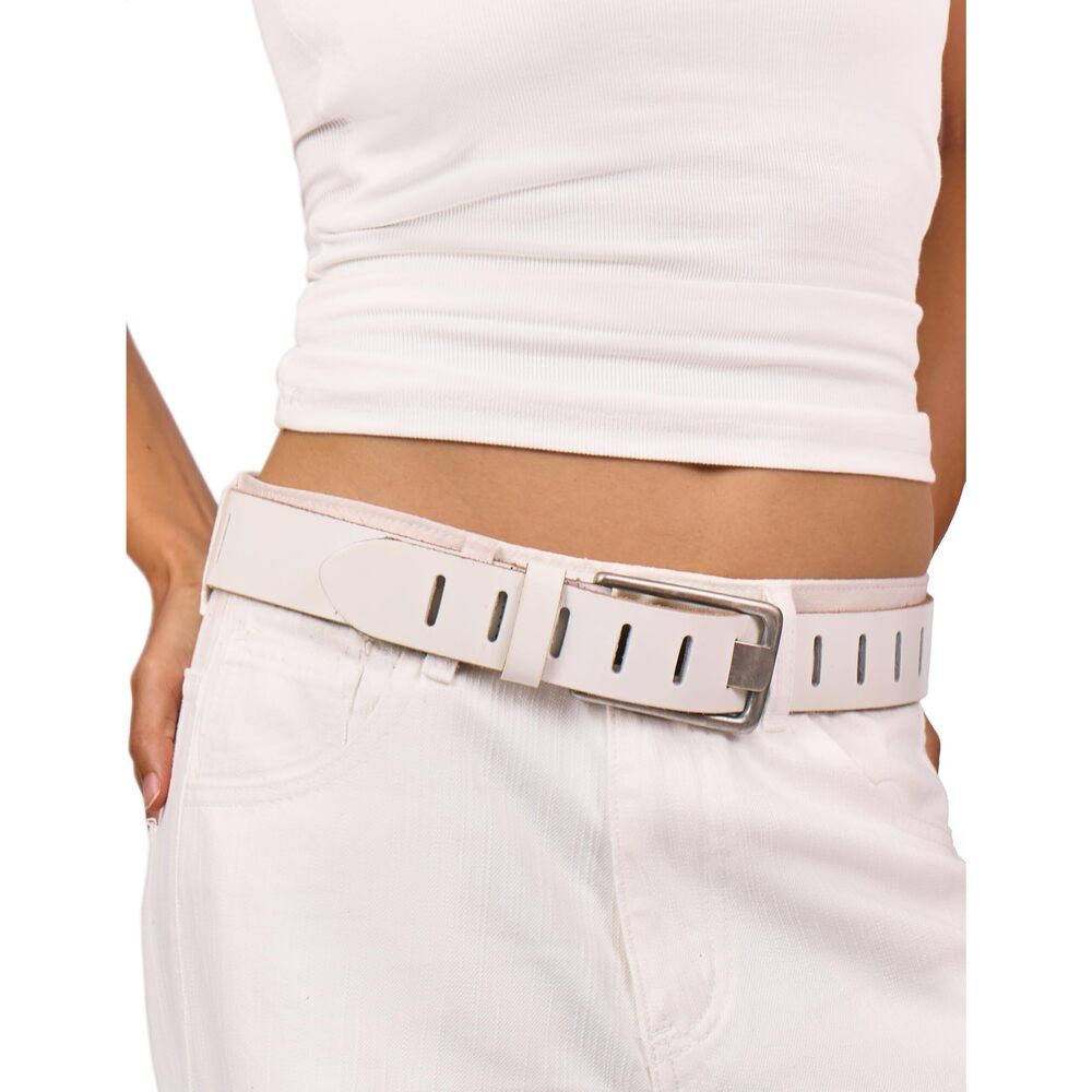 8642 Womens Genuine Leather Belt For Jeans Pants Western Cowgirl Wide Belts